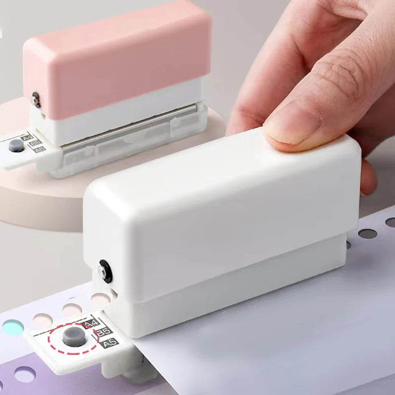 New 6 Holes Hole Puncher A4 A5 B5 Loose Leaf Paper Hole Punch Standard Hole Punch DIY Office Binding Tool Office School Supplies